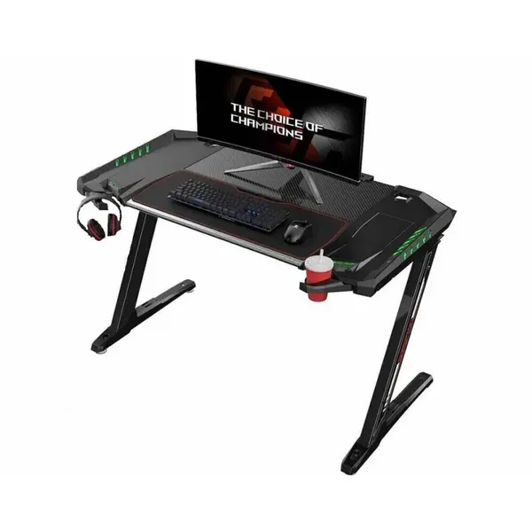 Стол для компьютера (для геймеров) EUREKA ERK-EDK-Z2BK-V3 артикул A150100-1 в интернет-магазине «HiFi-Trade»