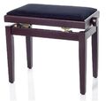 Банкетка для пианино Bespeco SG101PSVN Rosewood/Black Velvet