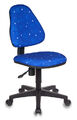 Кресло Бюрократ KD-4/COSMOS (Children chair KD-4 blue cosmos cross plastic) артикул A148220-1-1
