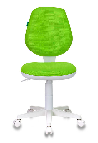 Кресло Бюрократ CH-W213/TW-18 (Children chair CH-W213 l-green TW-18 cross plastic plastik белый) артикул A148182-1-2