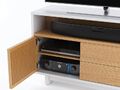Тумбы под телевизор с креплением BDI Vertica 8559 satin white & white oak артикул X33935294-1-3