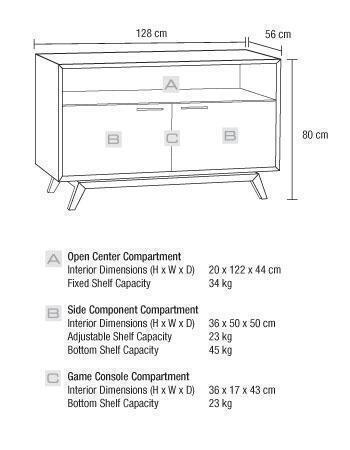 Тумбы под телевизор BDI Eras 8358 walnut артикул X33943506-1-5