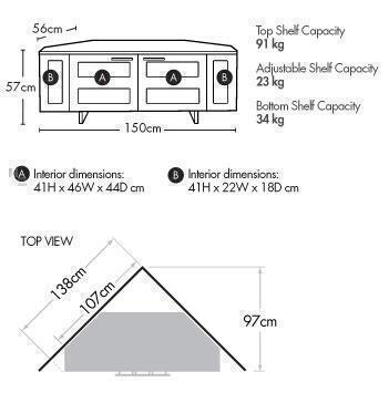 Тумбы под телевизор BDI Avion Corner 8525 cherry артикул X33943860-1-3