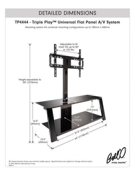 Тумбы под телевизор Bello TP-4444 артикул X33959479-1-6