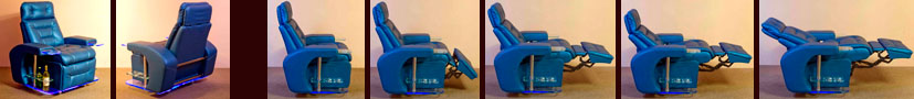 Кресло для домашнего кинотеатра Home Cinema Hall Techno артикул A117849-1-5