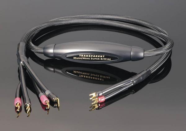 Готовые акустические кабели Transparent MUSIC WAVE SUPER BI-WIRE 8FT black артикул X33915961-1