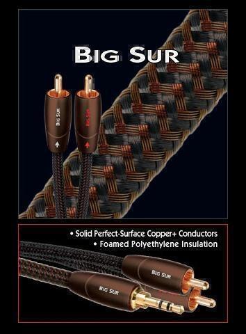 Аудиокабели RCA AudioQuest Big Sur, 3.0m (3.5mm-2RCA) артикул X33913984-1