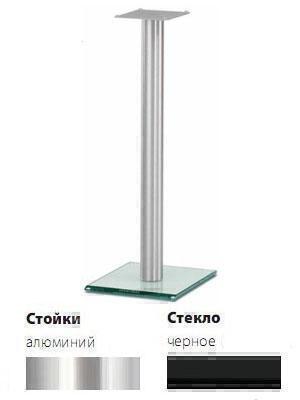 Стойки под акустику Spectral BS 103 черное стекло-алюминий артикул X33949068-1