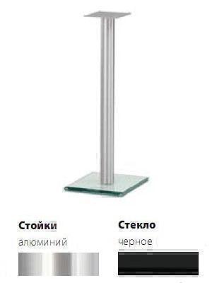 Стойки под акустику Spectral BS 70 черное стекло-алюминий артикул X33949003-1