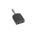 Переходник Adam Hall 7546 (2 x 6,3 stereo Jack(F) - 6,3 Jack stereo) артикул A145638-1-2