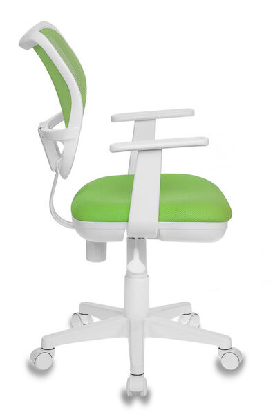 Кресло Бюрократ CH-W797/SD/TW-18 (Children chair Ch-W797 l-green TW-03A seatl-green TW-18 mesh/fabric cross plastic plastik б) артикул A148159-1-2