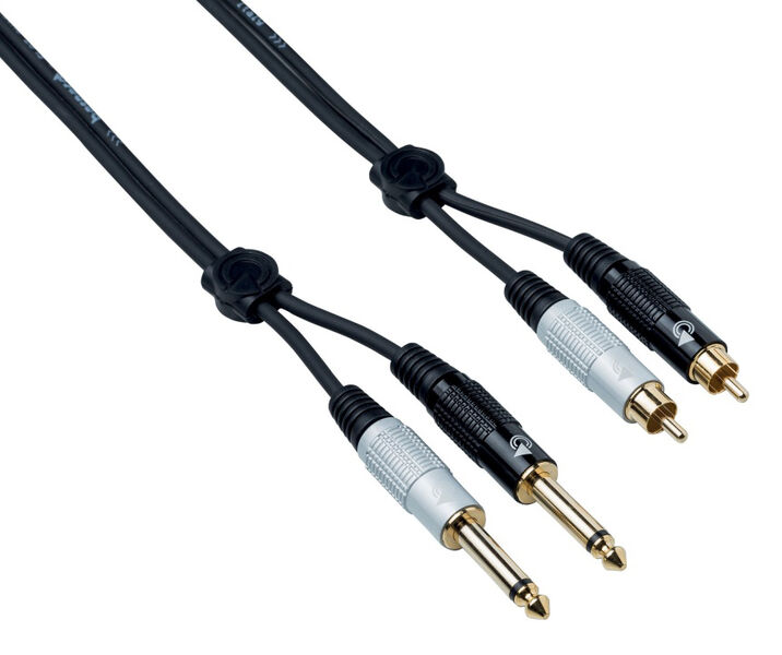 Кабель межблочный 2Jack-2RCA Bespeco EAY2JR500 5 m артикул A146509-1