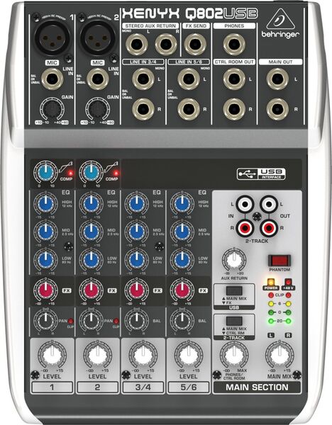 Микшерный пульт Behringer Q802USB артикул A102636-1