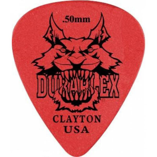 Медиаторы CLAYTON DXS50/12 - 0.50 mm DELRIN стандартные 12 шт артикул A167901-1