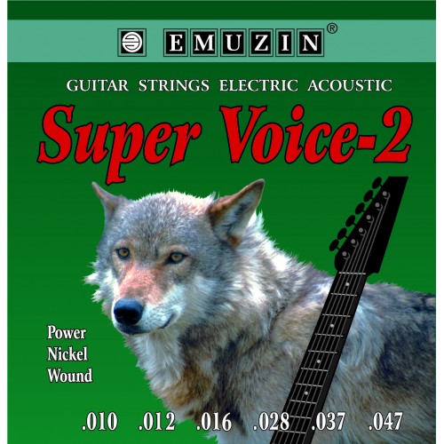 Струны для электрогитары Emuzin Super Voice 10-47 артикул A168480-1 в интернет-магазине «HiFi-Trade»
