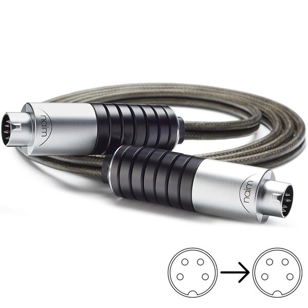 Межкомпонентный кабель Naim Super Lumina Interconnect Active 4 to 4 Pin DIN 1.0m артикул A117542-1