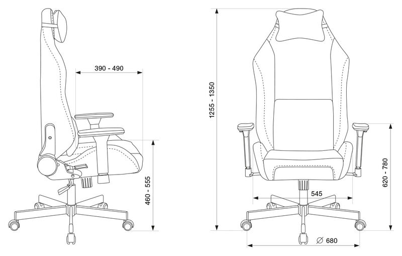 Кресло Knight N1 SKY (Game chair Knight N1 Fabric grey/l.blue Light-28 headrest cross metal) артикул A148246-1-9