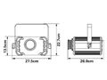 Проектор эффекта водяной ряби Stage 4 WATERWAVE 100LED артикул A130081-1-3