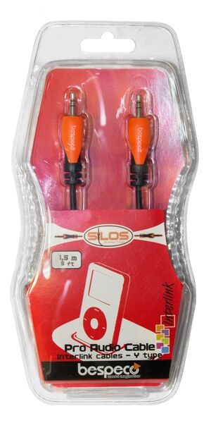 Кабель miniJack-miniJack Bespeco SLJJMS300 3 m артикул A146435-1-2