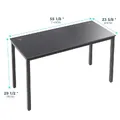 Стол письменный (для компьютера) EUREKA ERK-CD-5501 Black артикул A149780-1-2