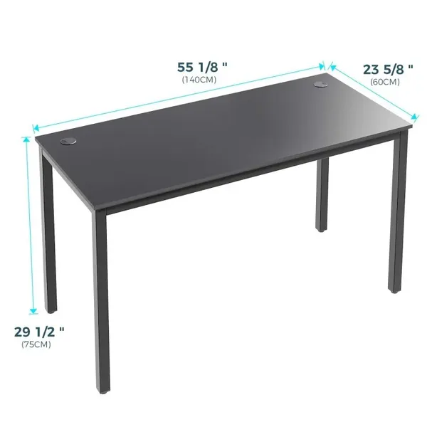 Стол письменный (для компьютера) EUREKA ERK-CD-5501 Black артикул A149780-1-2