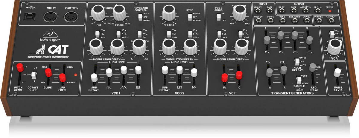 Аналоговый синтезатор Behringer CAT артикул A141649-1-4