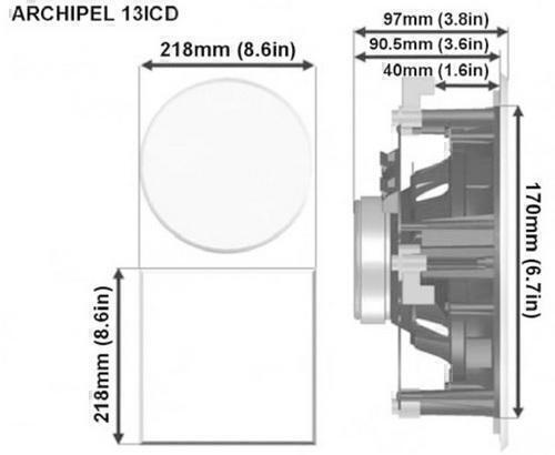 Встраиваемая акустика Cabasse Archipel 13 ICD артикул X34069845-1-3