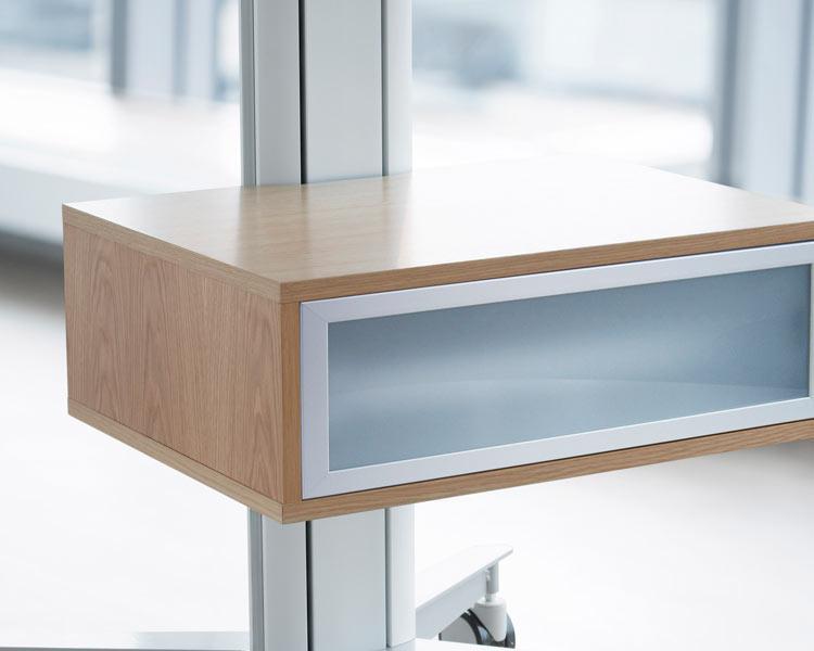 Полка закрытая SMS X Media Box oak артикул A104830-1