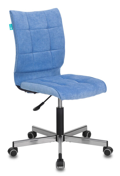 Кресло Бюрократ CH-330M/VELV86 (Office chair CH-330M blue Velvet 86 cross metal хром) артикул A148258-1