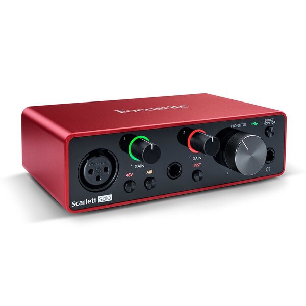Звуковая карта FOCUSRITE Scarlett Solo 3rd Gen артикул A122202-1