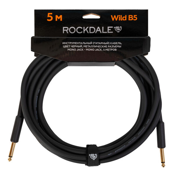 Инструментальный кабель ROCKDALE Wild B5 Black артикул A155121-1
