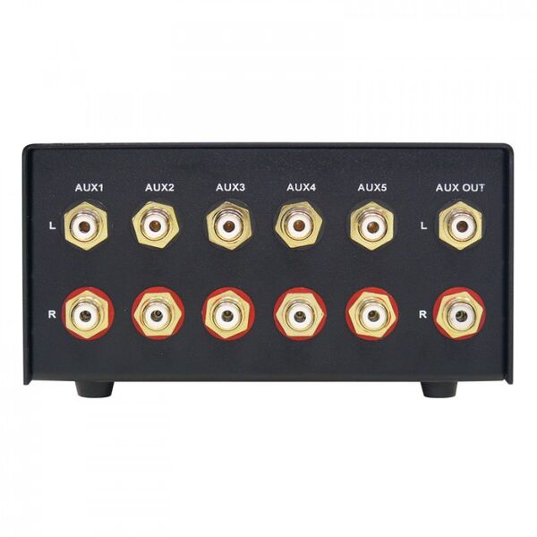 Коммутатор акустического сигнала, 5-канальный Dynavox AUX-S BL (206410) артикул A116637-1-2