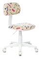 Кресло Бюрократ CH-W201NX/STICK-BG (Children chair CH-W201NX sandy Sticks 02 cross plastic plastik белый) артикул A148174-1-1