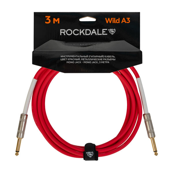 Инструментальный кабель ROCKDALE Wild A3 Red артикул A155113-1