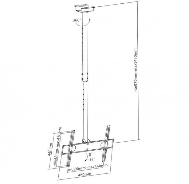 Крепления для телевизоров ITech CELB-44R артикул X33928265-1-2