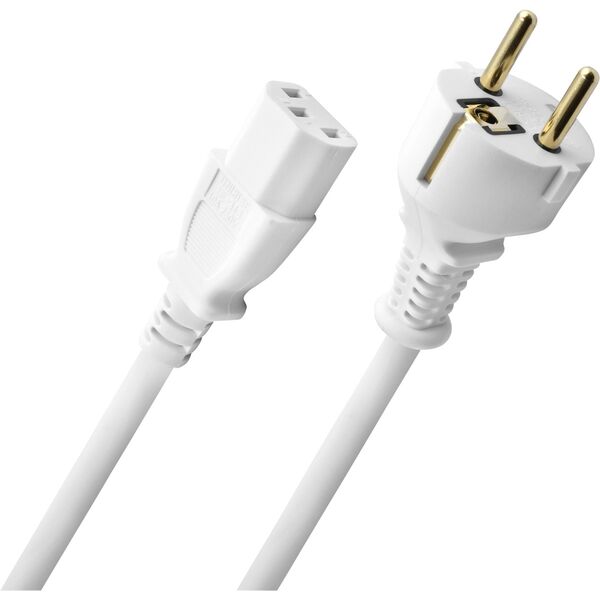 Сетевой кабель Oehlbach PERFORMANCE Powercord C13 3,0m, white, D1C17044 артикул A159785-1