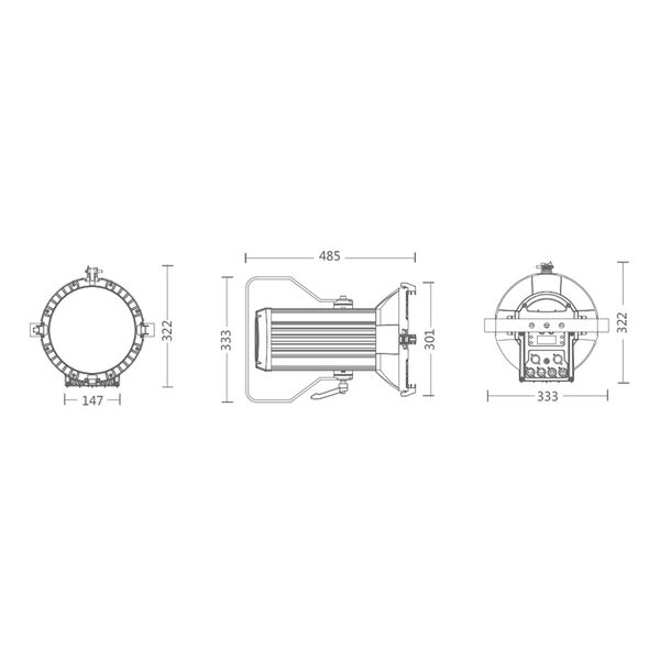 Световое оборудование Silver Star SS811SW HD FREZNO ZE-3 HD артикул A118288-1-2