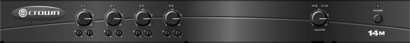Активные микшеры Crown 14M