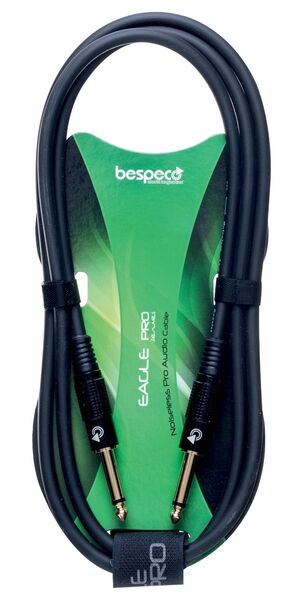 Кабель гитарный Bespeco EAJJ150 1.5 m (прямой/прямой) артикул A146451-1-2