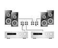 Коммутатор акустического сигнала, 2-канальный Dynavox AMP-S PRO BL (207765) артикул A163682-1-4