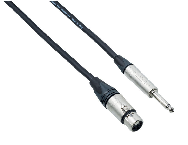 Кабель микрофонный Bespeco NCMA300 (XLR-Jack 6.3) 3 m артикул A146595-1