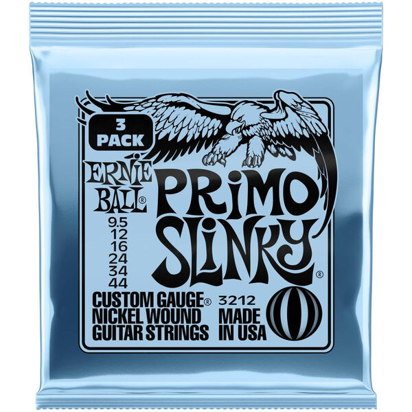 Струны для электрогитары Ernie Ball 3212 Nickel Wound Primo Slinky артикул A168550-1
