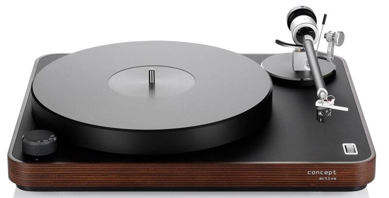 Проигрыватель винила Clearaudio Concept Active MM/S Wood, Black/Dark Wood артикул A113583-1
