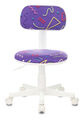 Кресло Бюрократ CH-W201NX/STICK-VIO (Children chair CH-W201NX violet Sticks 08 cross plastic) артикул A148206-1-2