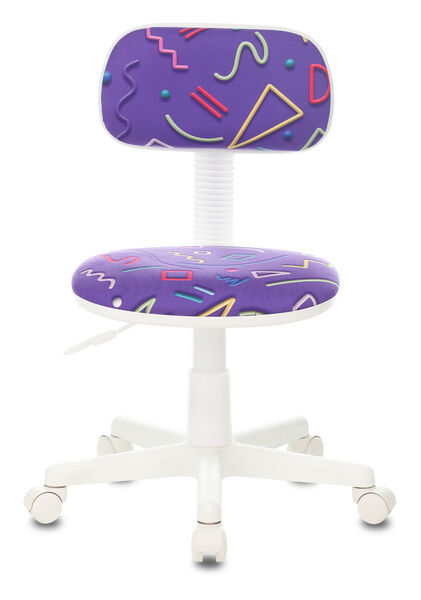 Кресло Бюрократ CH-W201NX/STICK-VIO (Children chair CH-W201NX violet Sticks 08 cross plastic) артикул A148206-1-2