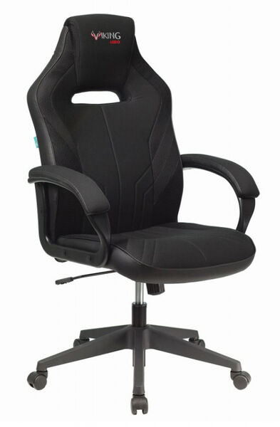 Кресло Zombie VIKING 3 AERO BLACK (Game chair VIKING 3 AERO Edition black textile/eco.leather cross plastic) артикул A148201-1