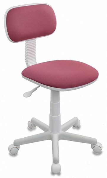 Кресло Бюрократ CH-W201NX/26-31 (Children chair CH-W201NX pink 26-31 cross plastic plastik белый) артикул A148247-1