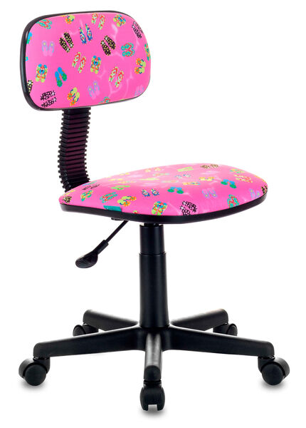 Кресло Бюрократ CH-201NX/FLIPFLOP_P (Children chair CH-201NX pink slantsy FlipFlop_P cross plastic) артикул A148198-1