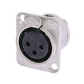 Разъем Neutrik NC3FD-L-1 (XLR мама) панельный