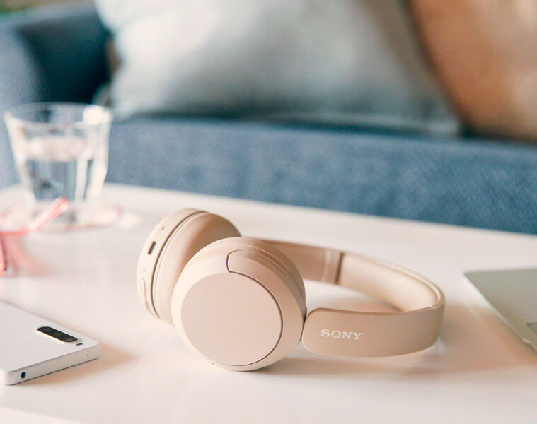 Беспроводные наушники Sony WH-CH520 Beige артикул A166320-1 в интернет-магазине «HiFi-Trade»